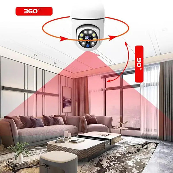 Cámara inteligente de seguridad de bombilla | BULBCAM | 360°