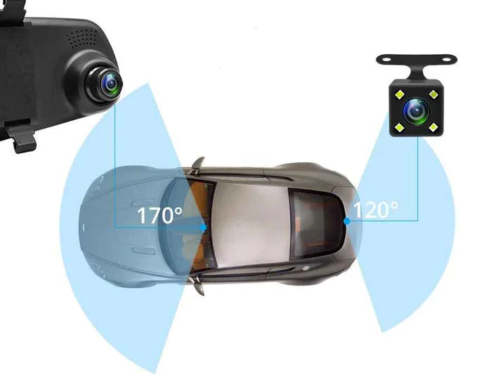 Camara Retrovisor HD - Vista panoramica delantera y trasera / delantera y trasera