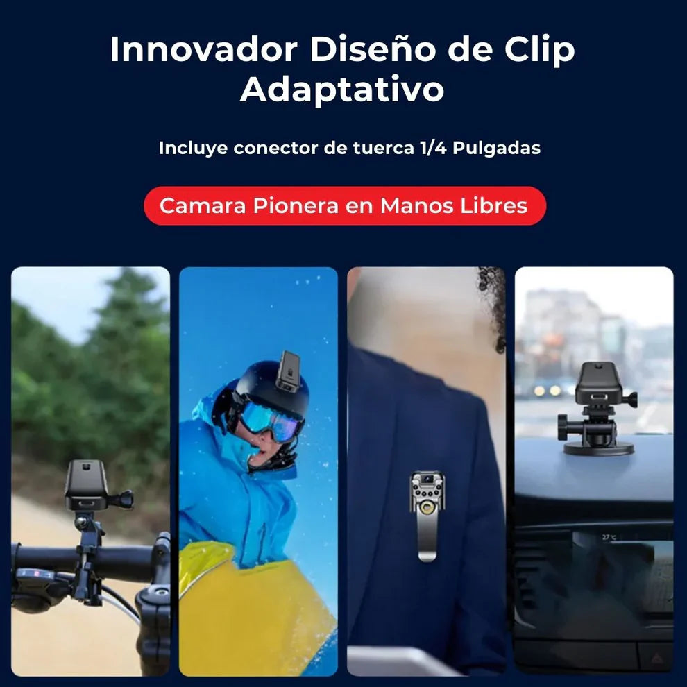 Videocámara 4K Ultra HD - GoMove©