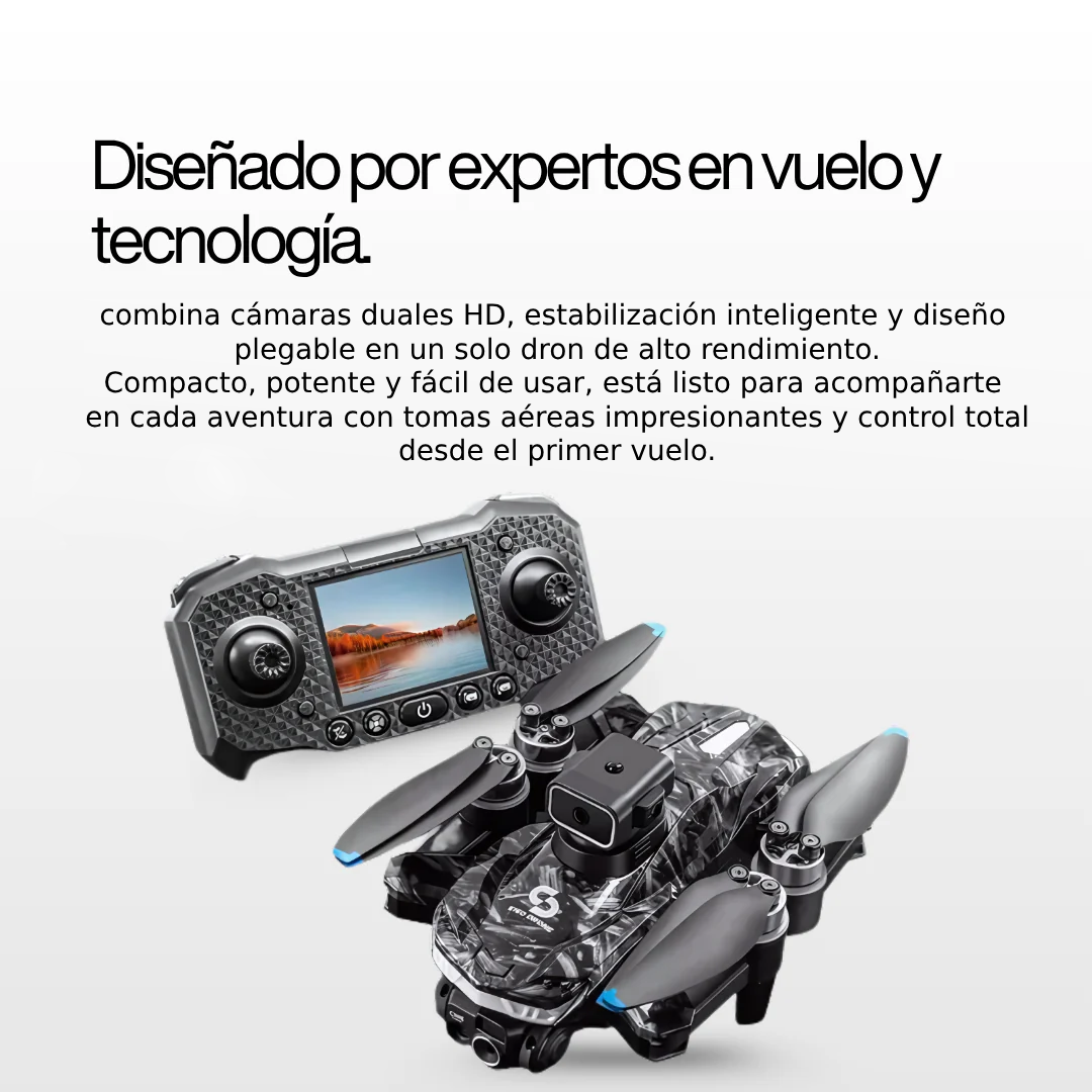Drone con Cámara Dual 4K – Fotografía Aérea en Ultra HD
