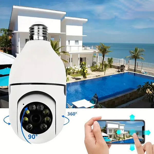 Cámara inteligente de seguridad de bombilla | BULBCAM | 360°
