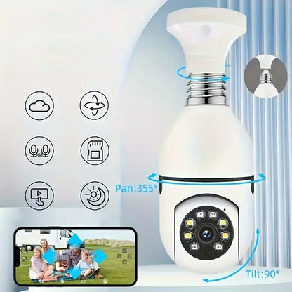 Cámara inteligente de seguridad de bombilla | BULBCAM | 360°